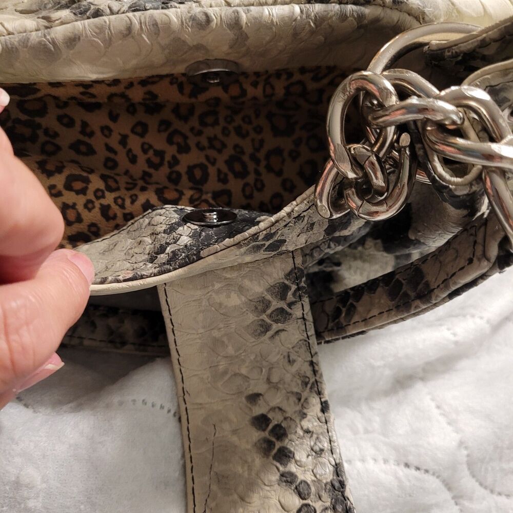 Isabella Adams Python Embossed Criss Cross Lacing… - image 13